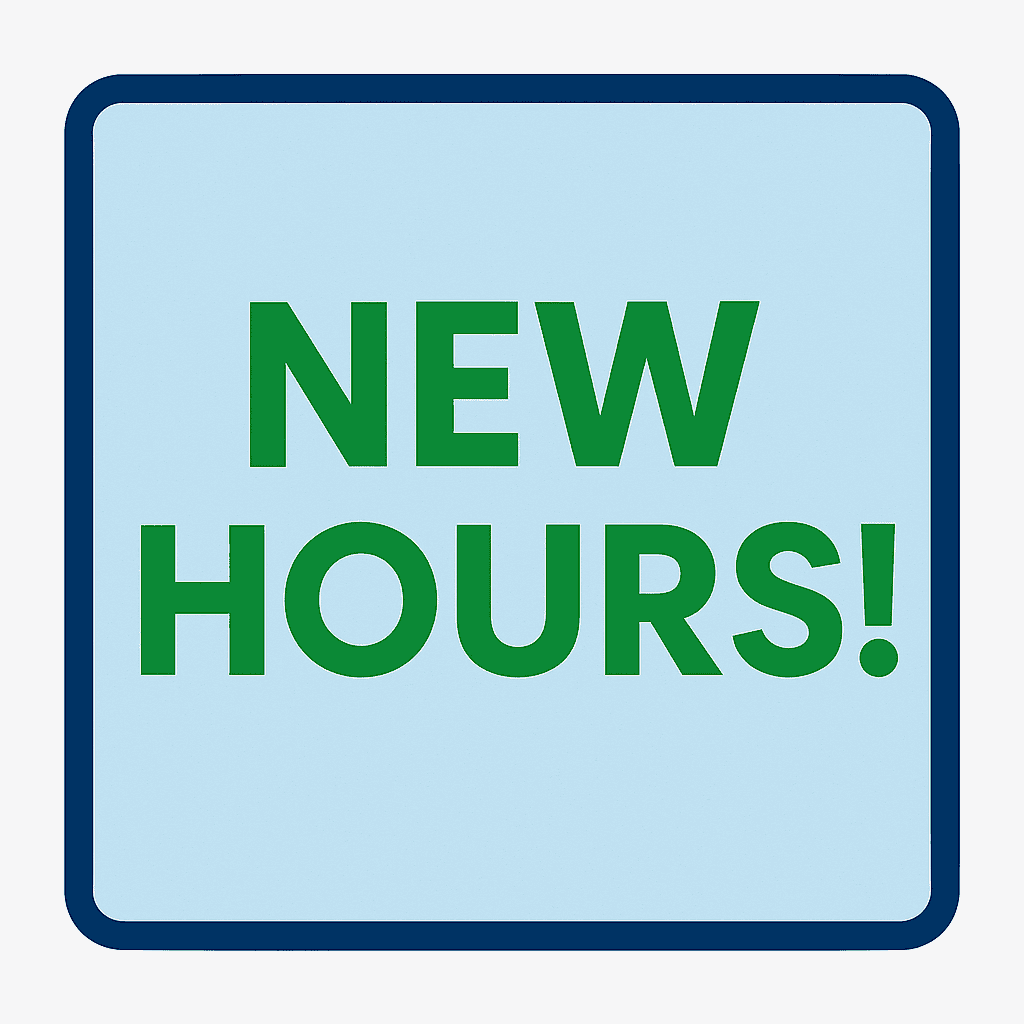 New Hours
