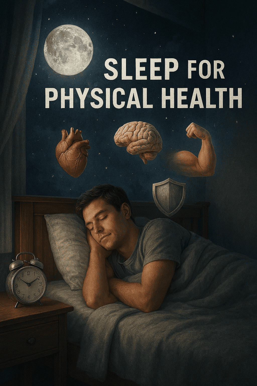 Person resting peacefully to support sleep and muscle recovery
